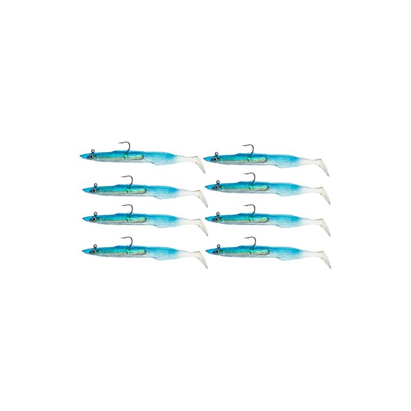 Berkley Powerbait Sandeels (Blue, 5"/16g)-Pack of 3