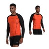 DEMMET Men's surfsuits, Summer Long-Sleeved Swimsuits, Sunscreen UPF 50+ Quick-Drying