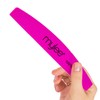Mylee 3 Pack Double Sided Half Moon Nail File 100/180