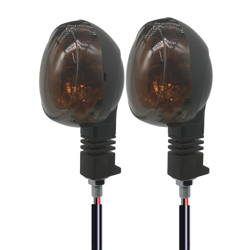 SPNUVR 2Pcs Motorcycle Turn Signals Indicator Light Compatible With Buell
