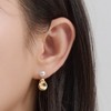 Gold&Deer 14K Goldfield Pearl Point Shell Earrings Yellow Gold /
