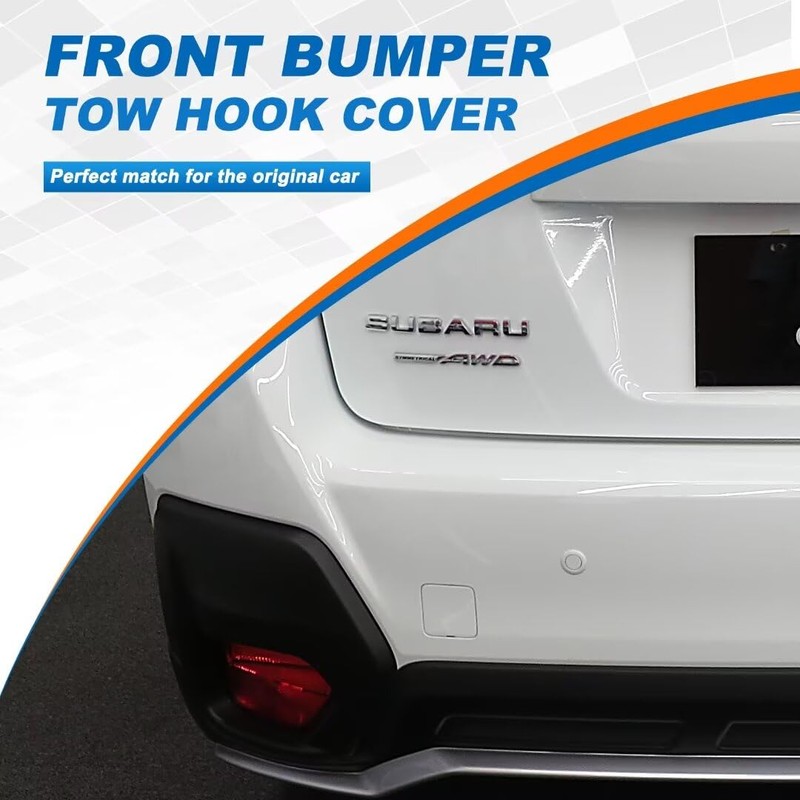 CZShiYue Car Rear Bumper Tow Hook Cover Cap Towing Eye