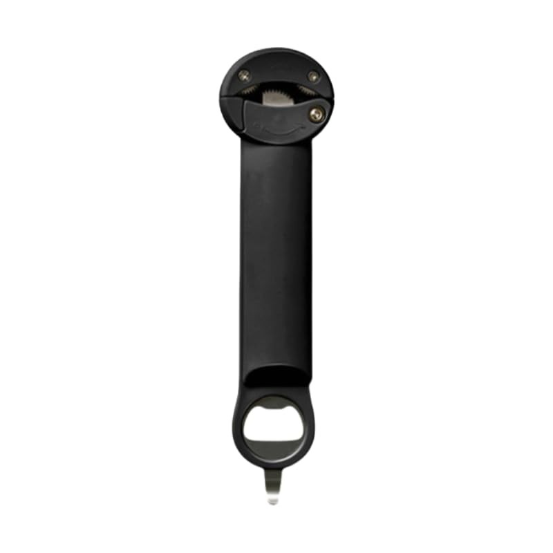KEOCS Multifunctional Retractable Jar Opener, Manual Can Opener, Adjustable, Black