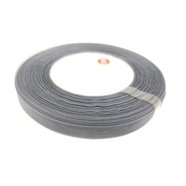 Dxeud Sheer Organza Ribbon (Gray, 3/8" x 50 Yards)