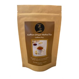 Organic Saffron Organic Ginger Herbal Tea - for better health and wellness