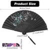 HJZHII Folding Hand Fan for Line Dancing, Boots on the