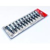 Agg Puntas Matraca Tipo Estrella Torx 11 Piezas Entrada 1/2