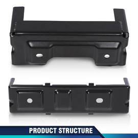 PIT66 Center Console Jump Seat Brackets Compatible with Ford F150 Trucks 2015-2020, Compatible with Ford F250 F350 Trucks 2017-2020 Iron