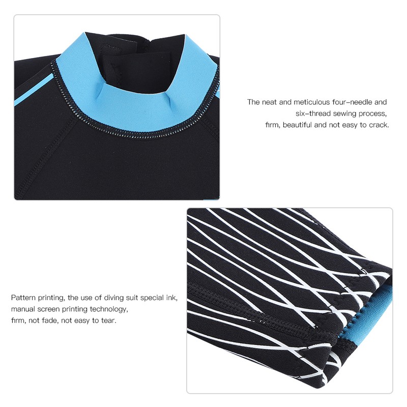 2.5mm Children Diving Wetsuit Kid Swimsuit for Snorkeling Drifting Swimmingblack