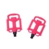Ammaco Kids Bike Bicycle Pedals Girlie Pink Plastic 1/2" Thread