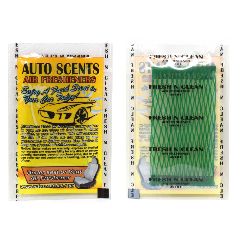 Individually Wrapped Professional Car Air Freshener Pads (45 Per Pack)