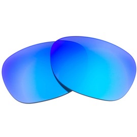 LenzFlip 2.0 mm Thickness Polarized Replacement Lenses Compatible with Rayban New Wayfarer RB2132 55mm Sunglasses - Crafted in USA (Inner Blue Mirror Polarized)