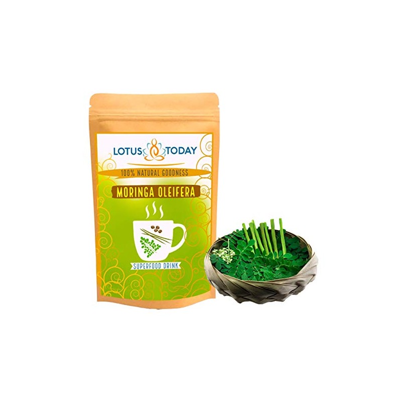 Lotus Today Herbs, Pure Moringa Leaves, for Salad Topping, Herbal