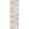 RUG BRANCH Savannah Contemporary Abstract Beige Grey Indoor Runner Rug