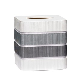 Popular Bath 865844 MODERN LINE, Tissue Box, GREY