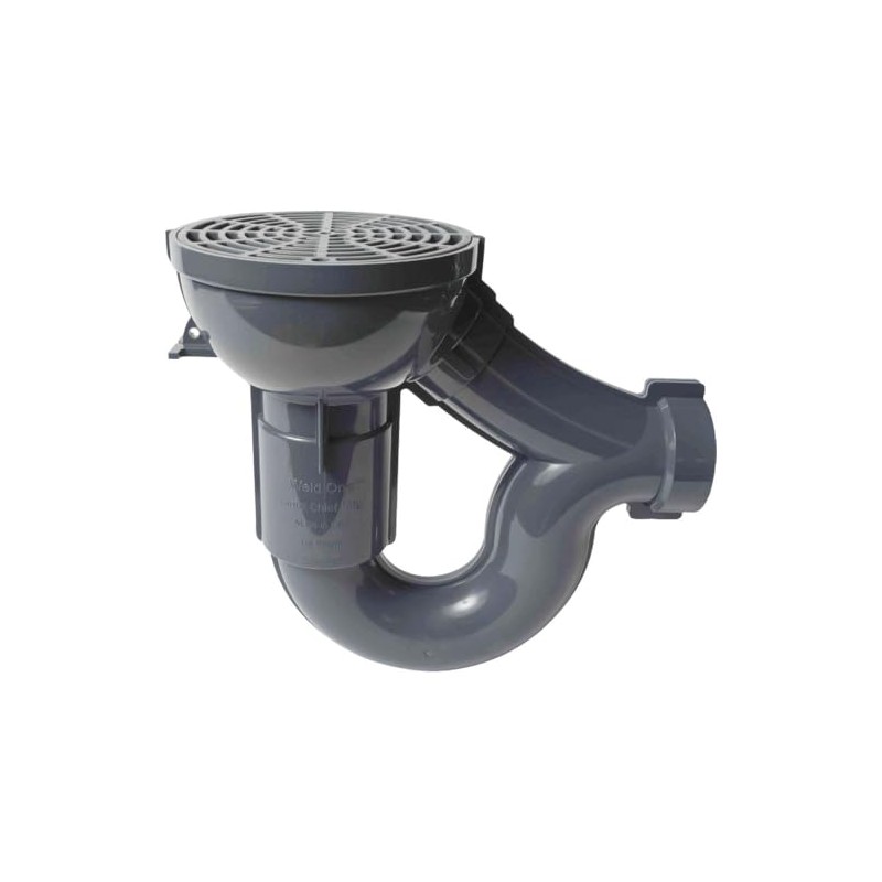 Sioux Chief CS14-R Pvc Trap & Floor Drain, 2"