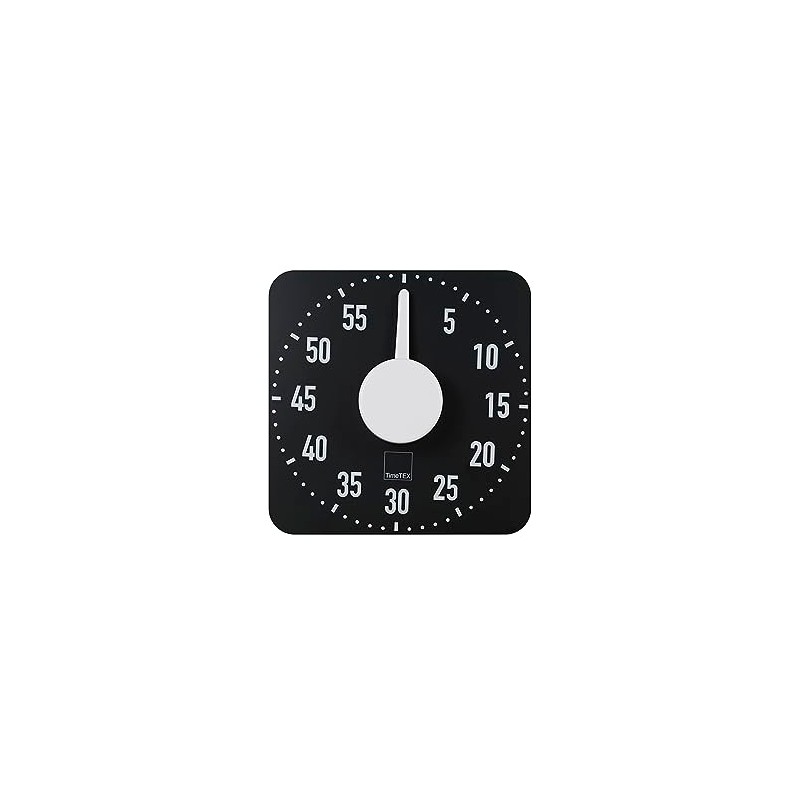 TimeTEX Blackboard Time Clock Automatic Magnetic 19 x 19 cm
