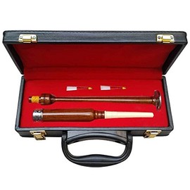 AAR Rosewood Practice Chanter Engraved Mounts Wooden Box with 2 Reeds Free