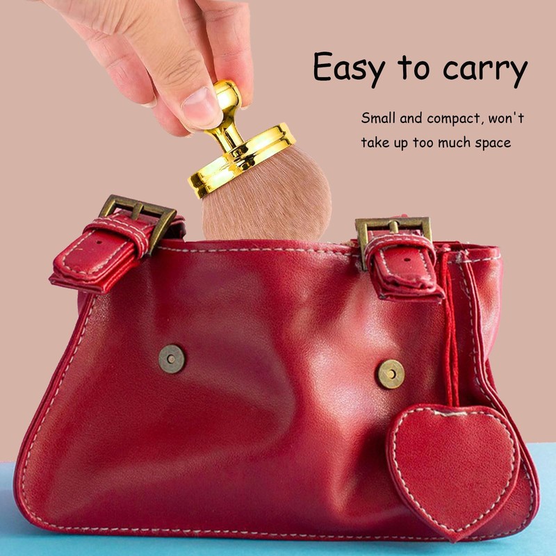 Kabuki Pinsel,ESYFOR Puderpinsel Groß 7,4 cm Breiter Kopf Selbstbräuner Pinsel