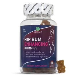 AIHIYO Hip Bum Enhancement Gummies, 60 Count