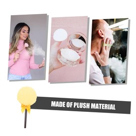 WOONEKY 2Pcs Fluffy Powder Puff Makeup Tools for Body Powder Comfortable Bowknot Design for Easy Application and Coverage