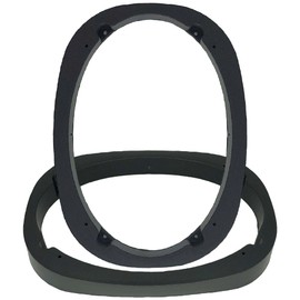 BUHBIMK 6X9 Universal Plastic Vehicle Speaker Spacer Ring Adapter, 6" x 9" Inch Car Speaker Beveled Spacer Mounting Bracket Adapter Speaker Mat, 1 Pair