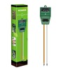 SONKIR Soil pH Meter, MS02 3-in-1 Soil Moisture/Light/pH Tester Gardening
