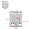 4Pcs Door Hinges,1.5inch Stainless Steel Folding Hinges,Heavy Duty Door Hinge,for