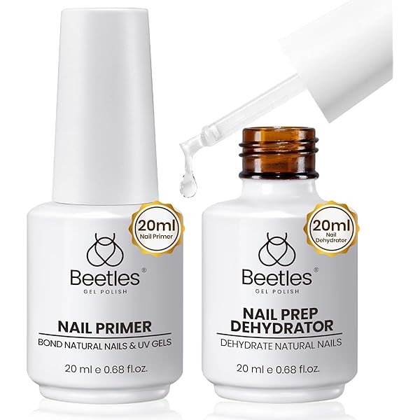 Beetles 20ml Nail Dehydrator and Primer, Large Capacity Acid Free