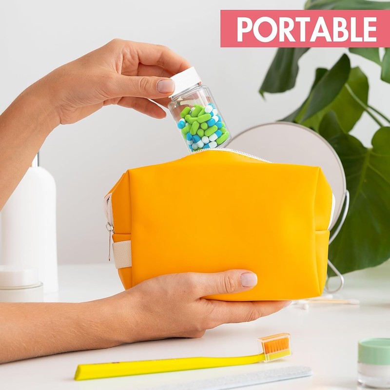 4Pcs Clear PET Plastic Bottling bottle, 80ml Empty Organizer with