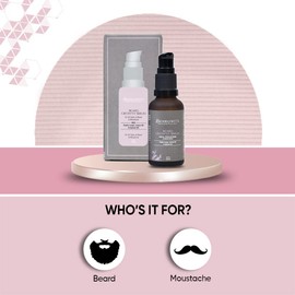 BERKOWITS HAIR & SKIN CLINICS - Best Beard Growth Serum for Thicker Beard and Filing Patchy Beard | Lab Tested | For All Beard Type | Beard Serum Contains Capila Longa, Lemon Oil, Apricot Oil - 30ML