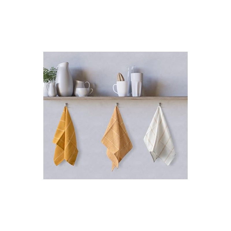 Emma Barclay Utopia 3 Pack Waffle Kitchen Tea Towel Set