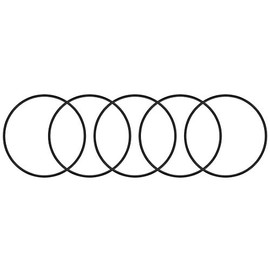 sourcing map Nitrile Rubber O-Rings 100mm OD 93.8mm ID 3.1mm Width, Metric Sealing Gasket, Pack of 5