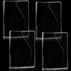 AmazingSpark 4 Pcs A6 Clear Plastic Cover 10.0 x 6.7