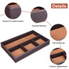 GORESE Faux Leather Valet Tray for Men, Stackable Jewelry Organizer