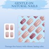 24 Pcs Dreamy Maiden Short Press-On Nails – Eco-Friendly Soft-Gel