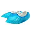 Disposable Polyethylene Shoe Cover, Blue, 100 Count WS6650