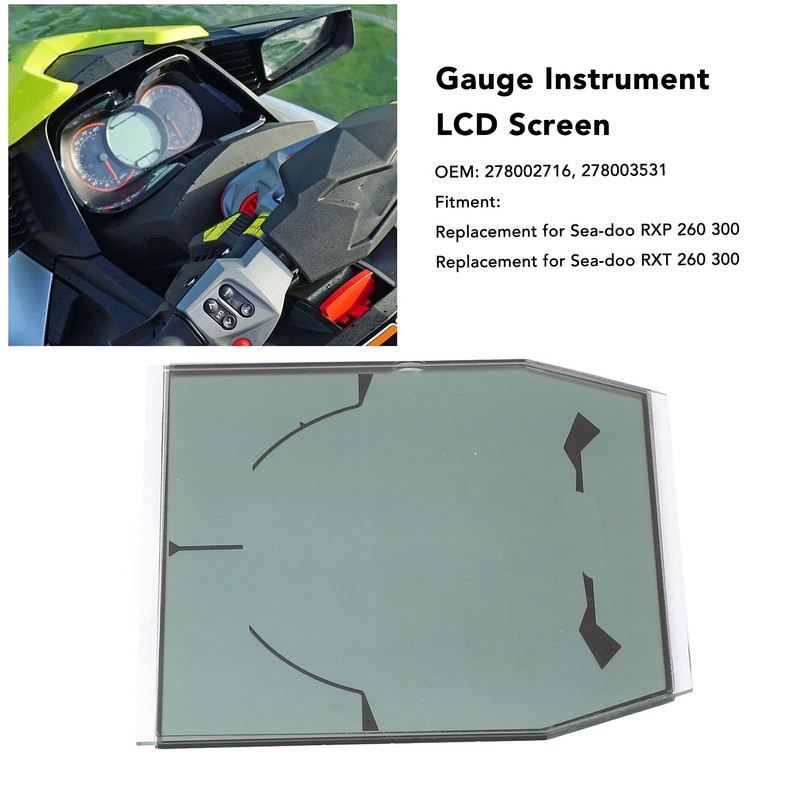 Gauge Instrument LCD Screen Clear Display OEM Standard 278002716 Replacement