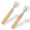 Pastry Cutter, Pastry Cutter, Roller with Wooden Handle, Dough Cutter