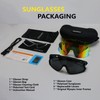 JOGVELO Polarised Sunglasses, Sports Glasses Sunglasses with 3 Interchangeable Lenses