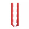 cartiangous Red Steel Engine Hood Side Edge Protective Panel Trim