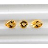 Myhealingworld Natural Citrine 6X8mm oval 6mm round 6X9mm pear faceted