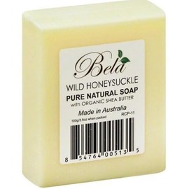Bela Wild Honeysuckle Natural Plant Oil Soap W/Shea Butter 3.5Z
