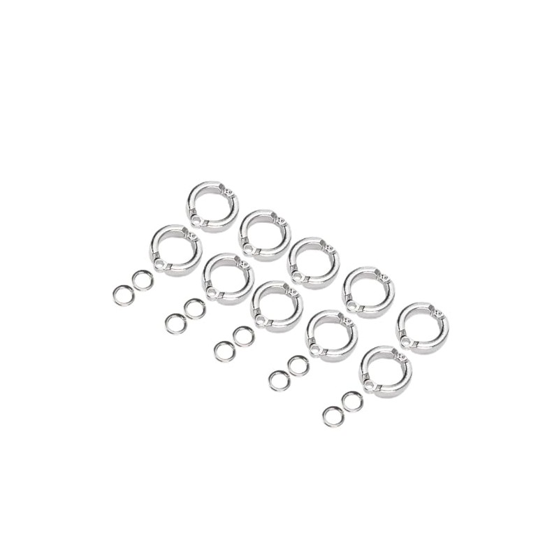 10Pcs Bird Foot Rings Metal Parrot Leg Ring Outdoor Fly