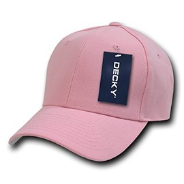 DECKY Fitted Cap, Pink, 7 1/4