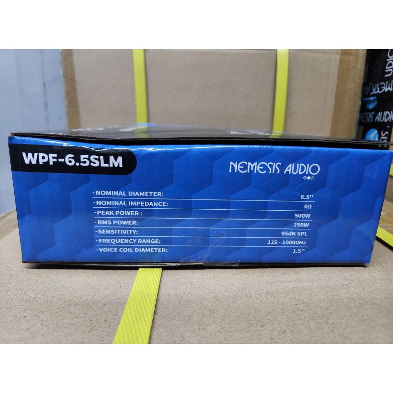 Nemesis Audio WPF-6.5SLM 6.5" 250 watts RMS Marine Midrange Speaker