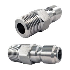 3/8 Inch Pressure Washers Male Nipple - 2PCs 3/8 Inch Male NPT Pressure Washer Plug