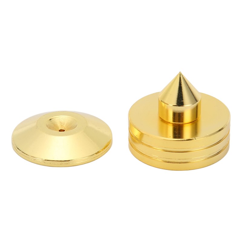 4Set Speakers Spikes Shock Absorbing Prevent Slip Zinc Alloy Speaker
