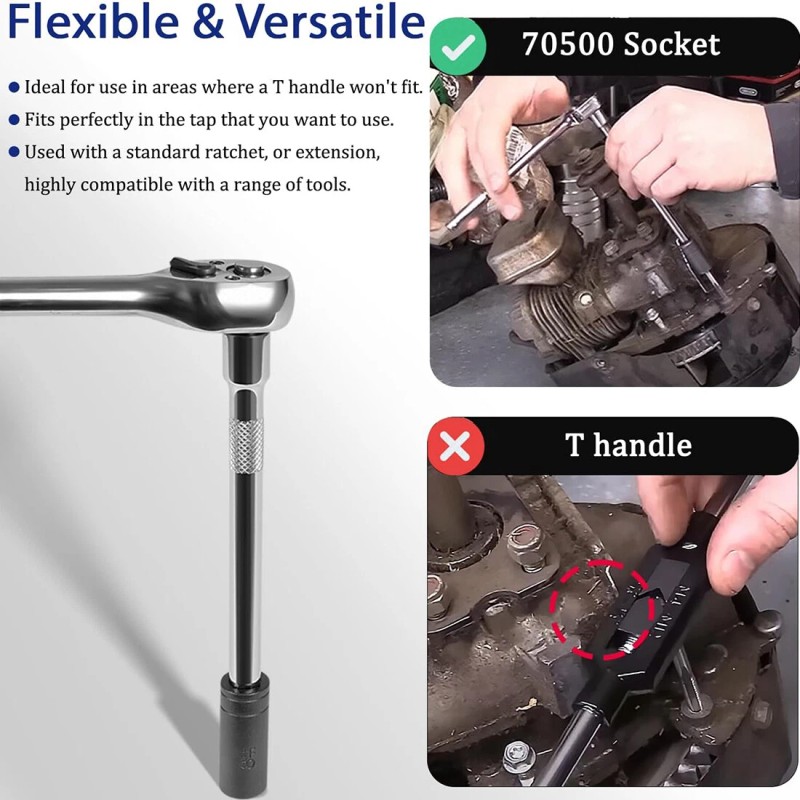 LIS Tap Socket Set 1/4 in and 3/8 in Drive