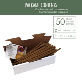 PALOSANTO - Natural Palo Santo Incense Sticks with Rosemary and Wiracoa - 100% Natural - Flavoured Incense Sticks - Protection from Negative Energy - Ideal for Aromatherapy - 50 Sticks